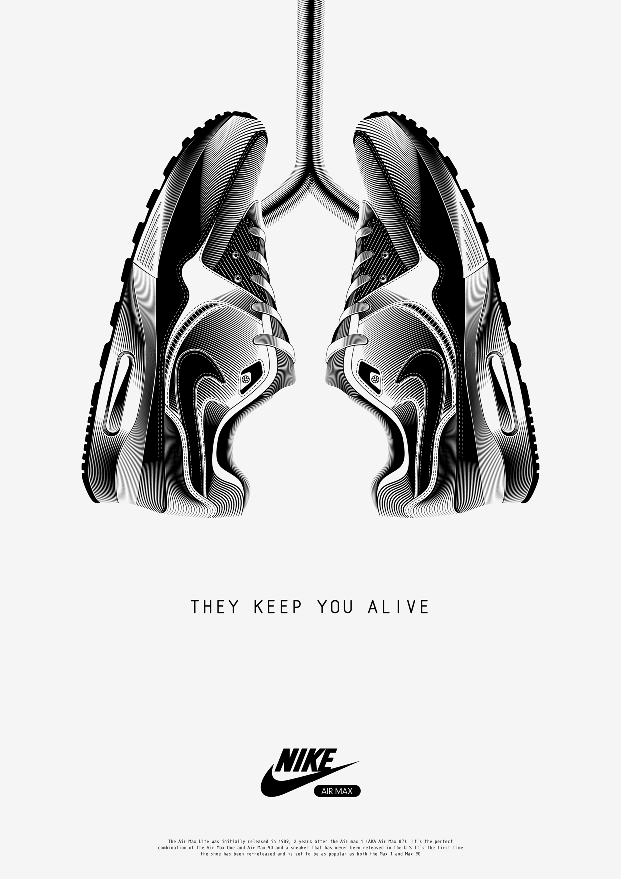 They Keep You Alive by Anton Burmistrov in 2014年9月出收集的有创意的Nike广告设计案例欣赏