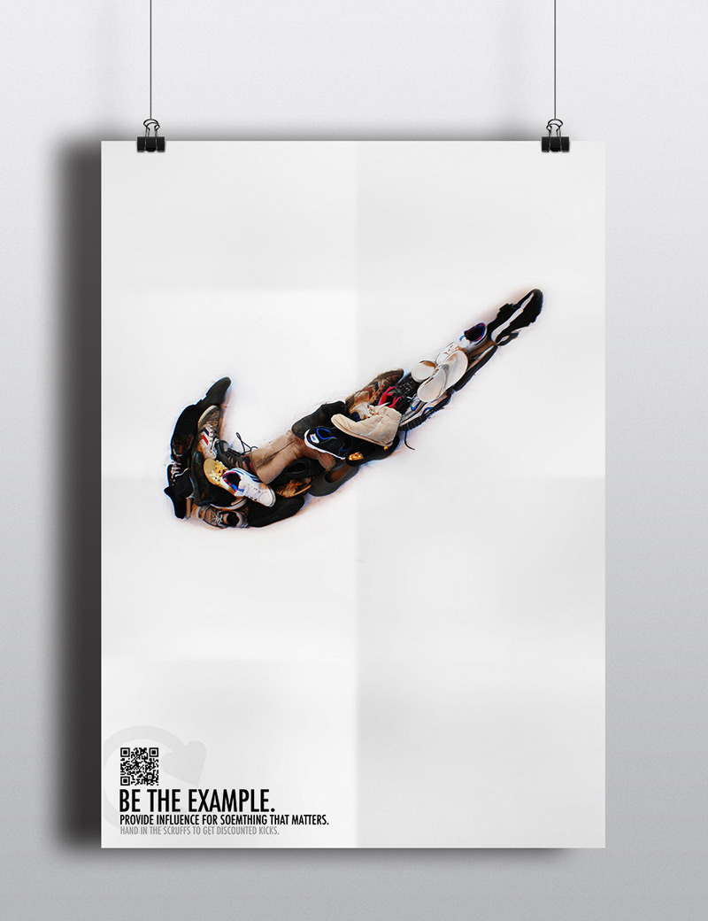 Be The Example by Caitlin Walsh in 2014年9月出收集的有创意的Nike广告设计案例欣赏