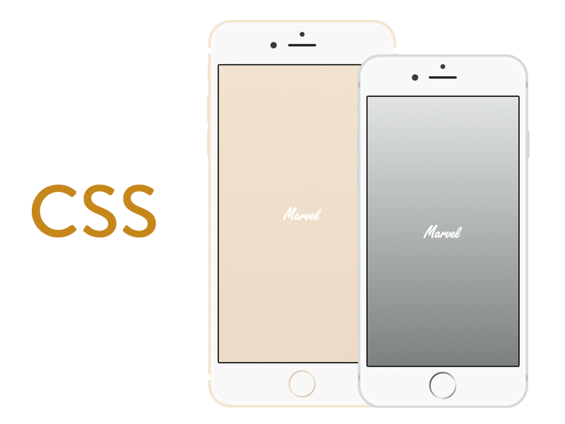 iPhone 6 and 6 Plus in CSS by Murat Mutlu in 35个新鲜的iPhone6展示模型PSD下载