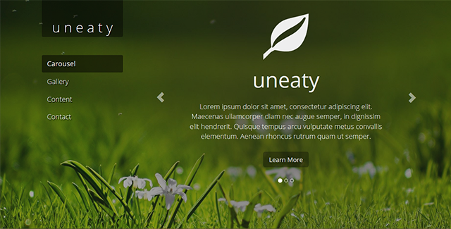 Uneaty - Responsive One Page Theme