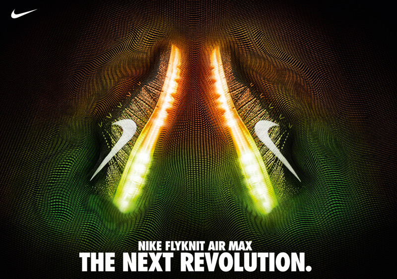 Nike Flyknit Air Max by ILOVEDUST in 2014年9月出收集的有创意的Nike广告设计案例欣赏
