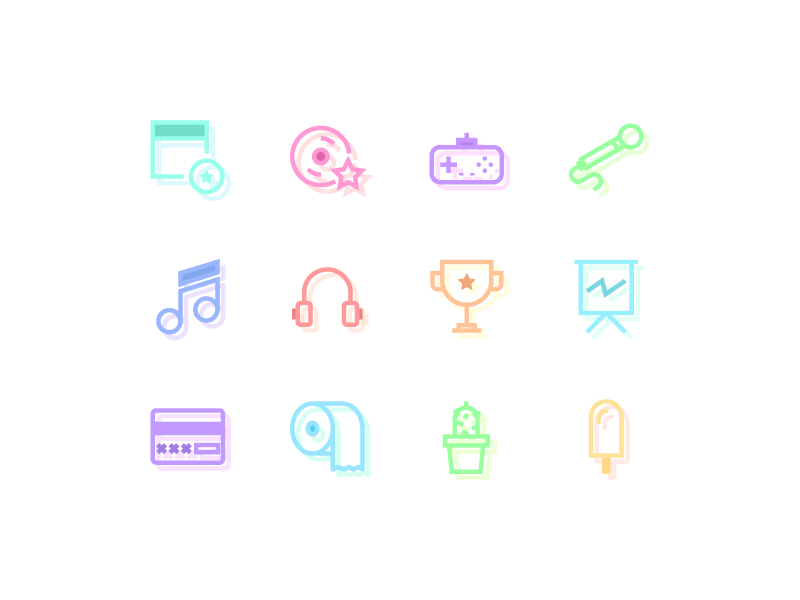 Free icon set<br /><br /> by Pavel Kozlov in 2014年8月份汇总的25个免费的扁平化图标套装下载