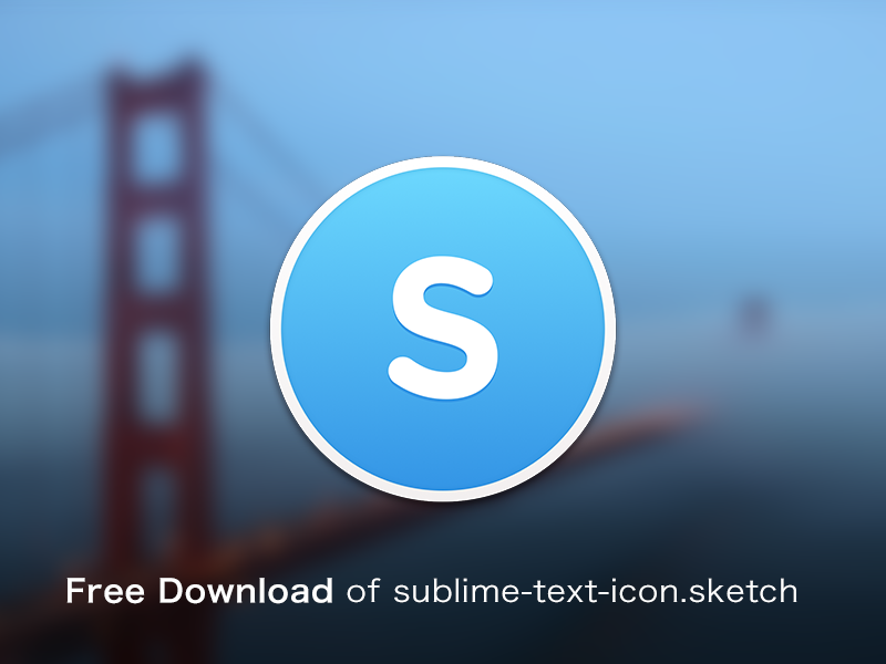 Sublime-text-icon.sketch by wldouglas in 2014年9月的免费扁平化图标套装合集下载