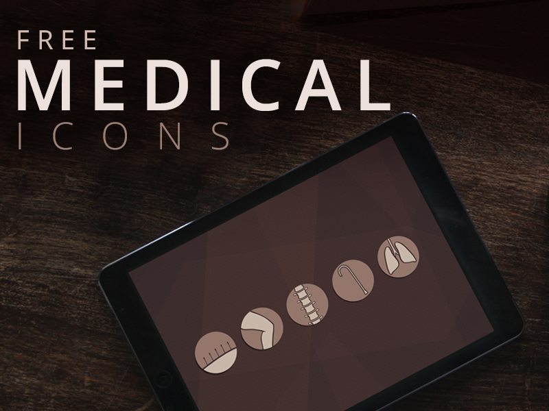 Free Medical Icons by Ahmed Barakat in 2014年8月份汇总的25个免费的扁平化图标套装下载