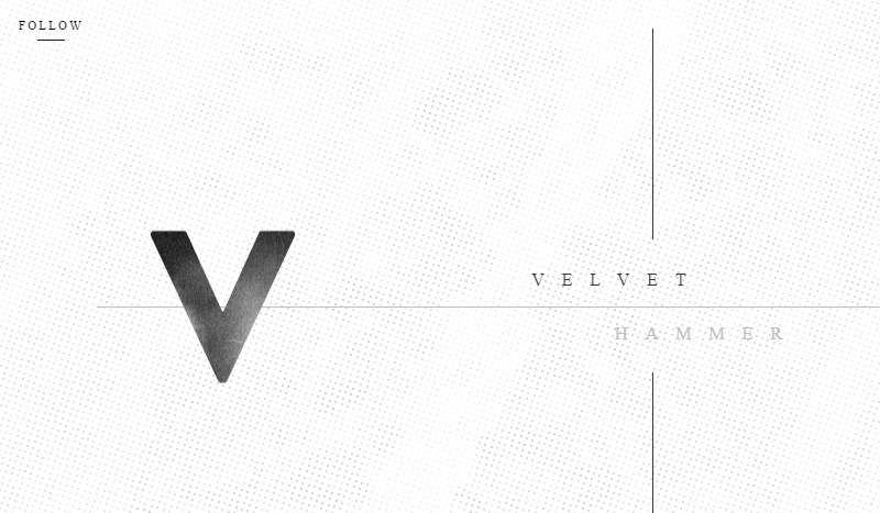 Velvet Hammer in 25个大气的用留白空间设计的网站欣赏
