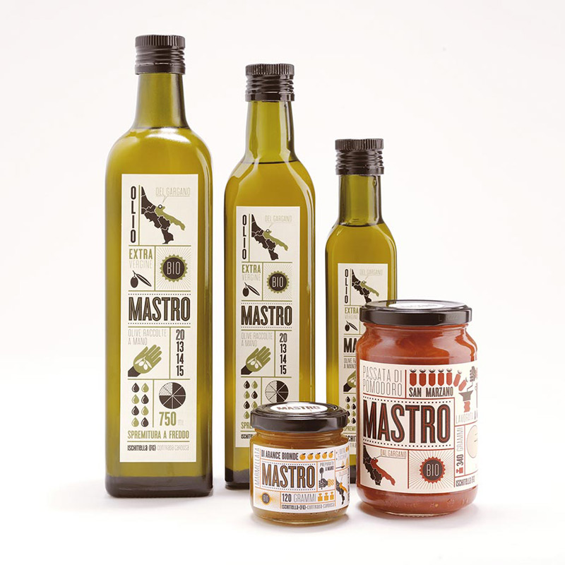 Mastro Olive Oil in 2014年10月最新的包装设计灵感欣赏