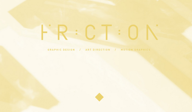 Friction in 全新的35个干净的极简主义网站设计欣赏