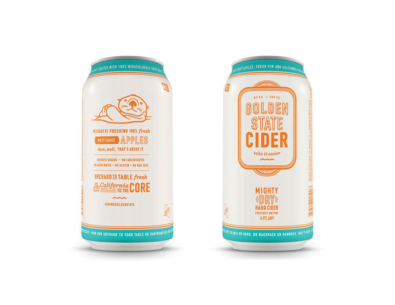 Golden State Cider in 2014年10月最新的包装设计灵感欣赏
