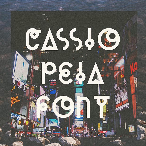 Cassiopeia - Free Typeface by Pedro Canário in 2014年10月的20套新鲜字体下载