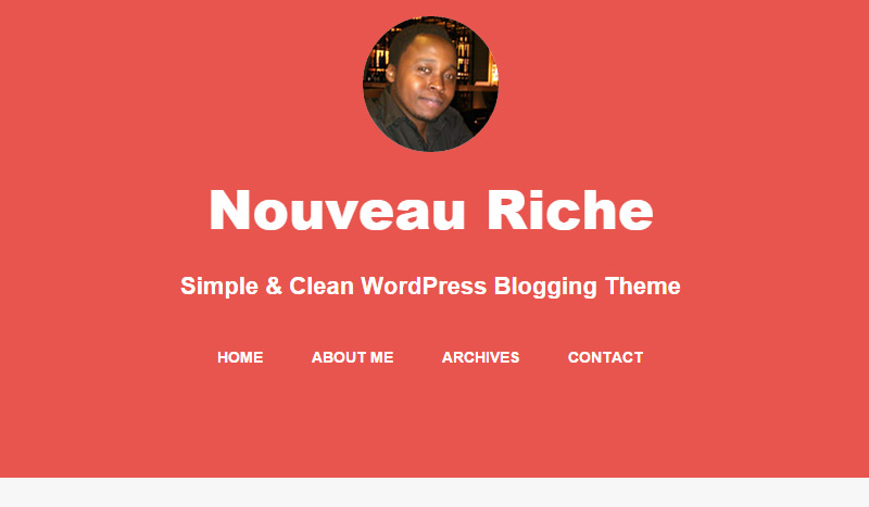 Nouveau Riche in 2014年10月出炉的35个特别的Wordpress皮肤下载