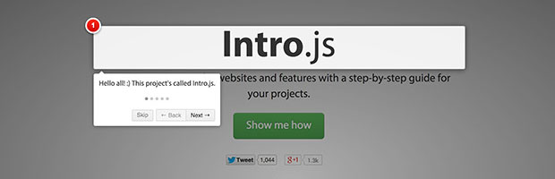 一步步介绍自己网站的JS插件–Intro.js