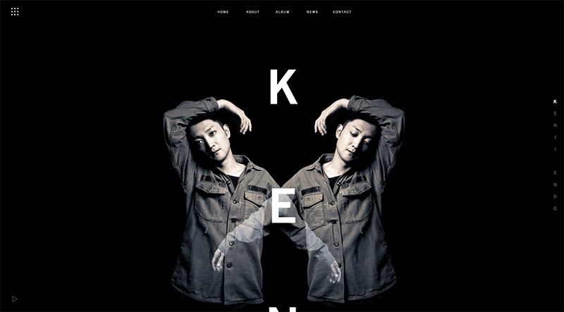 Kenji Endo in 20个全新的有创意的个人网站设计合集欣赏