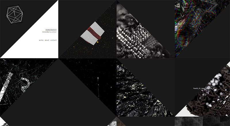 ivxvixviii in 2014年网页设计创意合集欣赏
