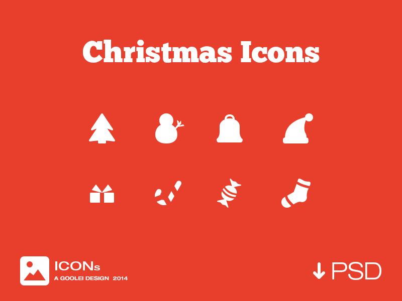 Christmas Icons by Goolei in 40个圣诞矢量图标的饕餮大餐下载