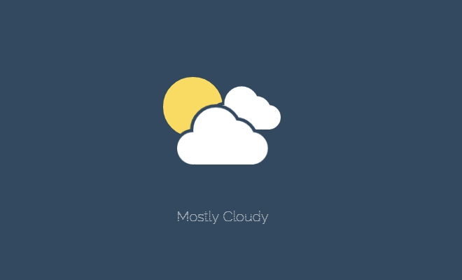 30例精彩的CSS3动画效果源代码下载animated weather icons howto code