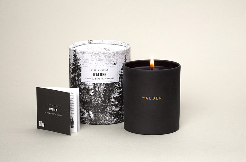 Walden Candle by The School of Life in Package Design Inspiration for December 2014