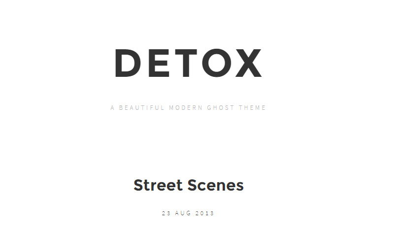 Detox in 20个新鲜&时尚的HTML模版打包下载