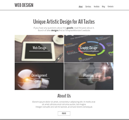 30个惊人的网页设计模版下载Free HTML5 Designer Dream Template