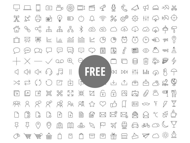 Free Icon Font by Hakan Ertan in 2015年1月的23个免费的扁平化图标合集下载