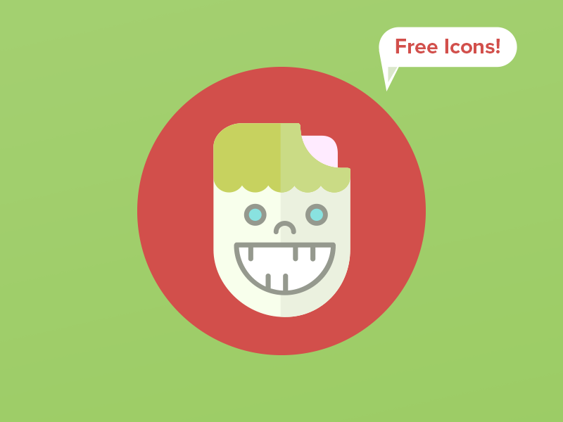 35 Free Scary Icons by Creative Tail in 2015年2月的扁平化图标合集下载 yunrui