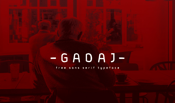 Gadaj Free Font by Przemysław Zięba in 2015年2月的最新的设计字体合集下载