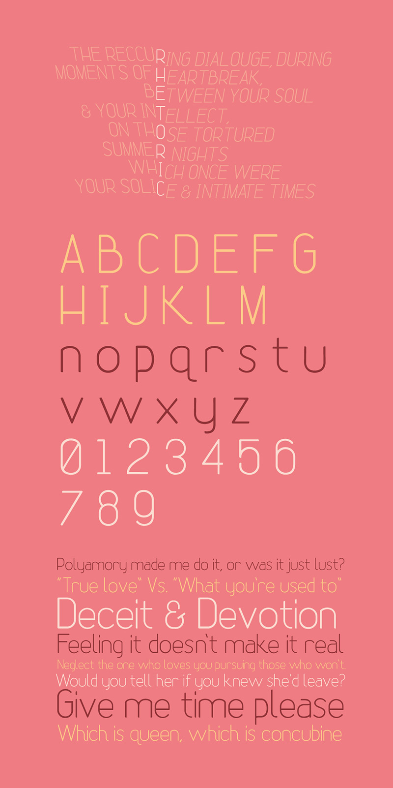 Rhetoric Regular Free Font by Tshepo Mosoeu in 2015年2月的最新的设计字体合集下载