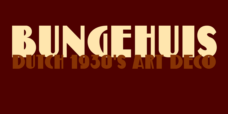 DK Bungehuis by Hanoded in 2015年2月的最新的设计字体合集下载
