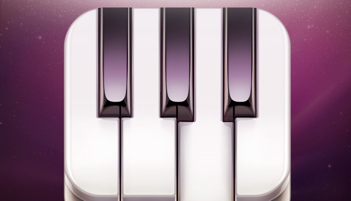 50个讨人喜欢的安卓APP图标创意设计欣赏piano music android app icon