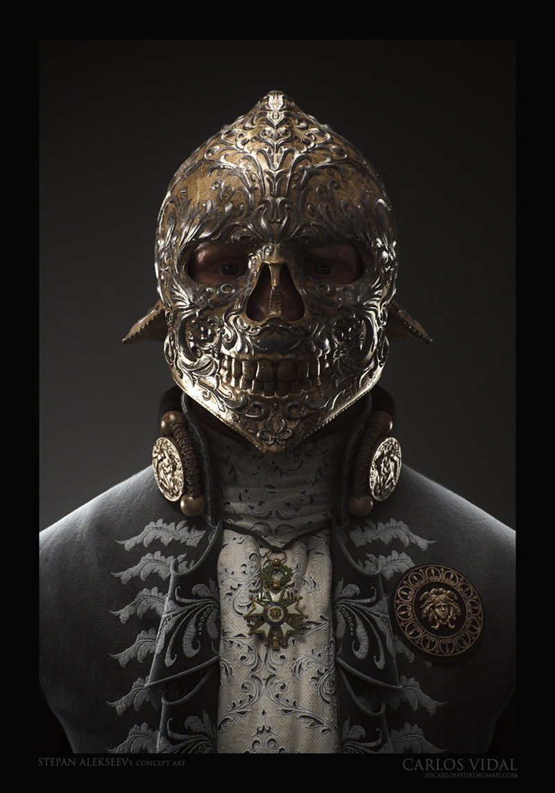 Burned Lord by Carlos Vidal in 2015年2月最新最炫的3D角色设定设计效果欣赏
