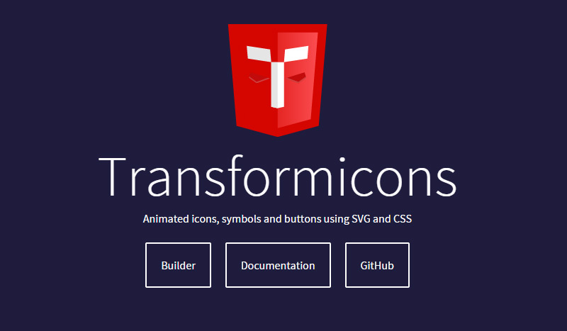 2015年2月新鲜出炉的网页前端开发工具Transformicons