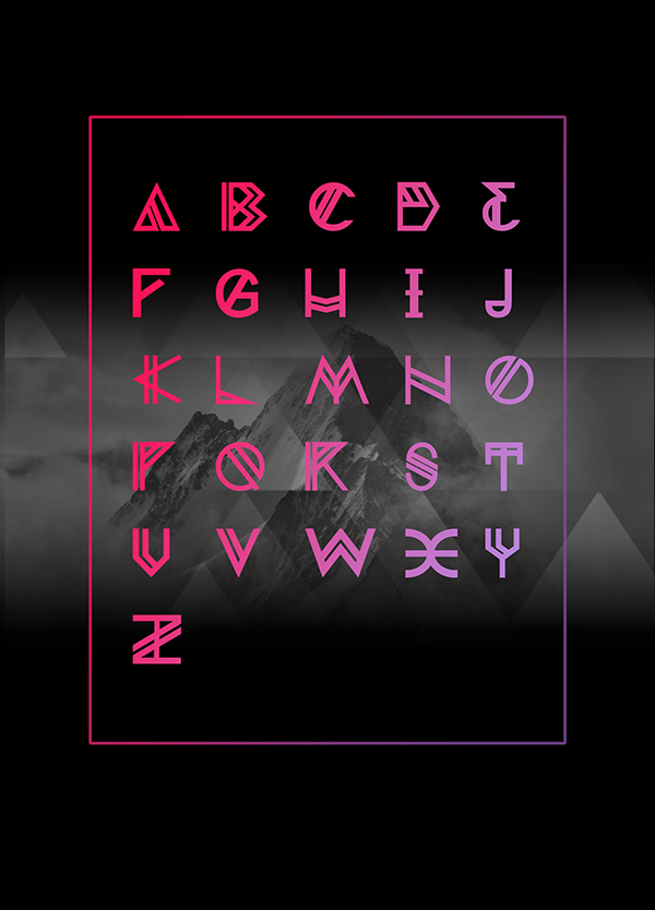 Nordic Free Font by Yana Bereziner in 2015年2月的最新的设计字体合集下载