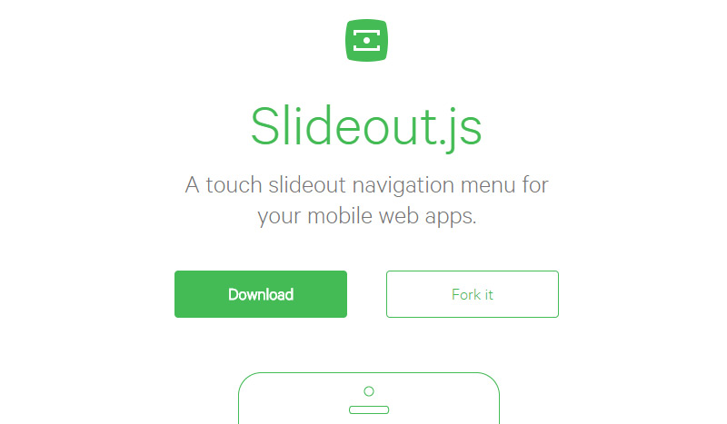 2015年3月新鲜出炉的网页前端开发工具Slideout_js