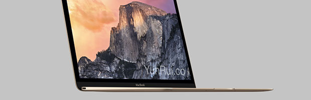 带视角的 New MacBook 展示模型PSD下载