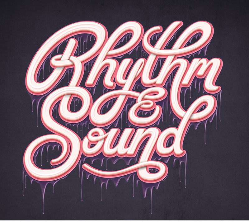 2015年5月出炉的创意字体设计合集Rhythm & Sound by Mario De Meyer in 20 Examples of Creative Typography