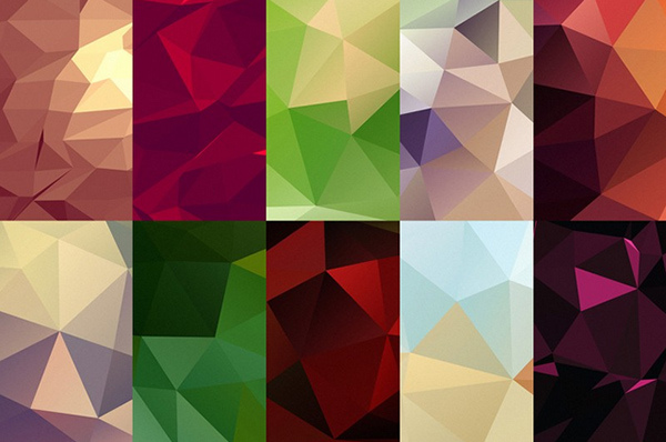 10-free-geometric-backgrounds 28＋个了不起的多边形矢量背景图形包下载