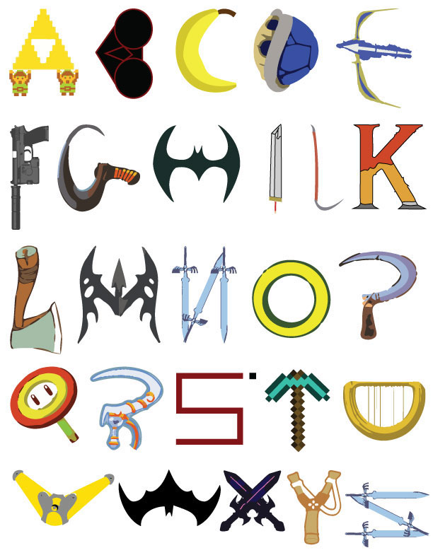 2015年5月出炉的创意字体设计合集Type 3 Alphabet Project by Anthony Arriola in 20 Examples of Creative Typography