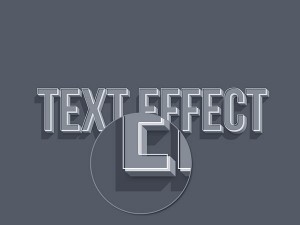 40个效果惊人的photoshop字体图层样式效果下载3d-smart-object-text-effect