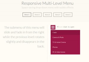26款免费CSS3导航菜单及jQuery插件responsive-multi-level-menu-typpanus