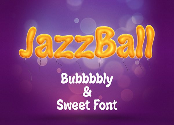 22个令人震惊的免费字体下载 - 2015年5月版JAZZBALL-Free-Font