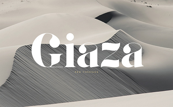 26个新鲜的设计字体下载（2015.07）Giza-Pro-Free-Font