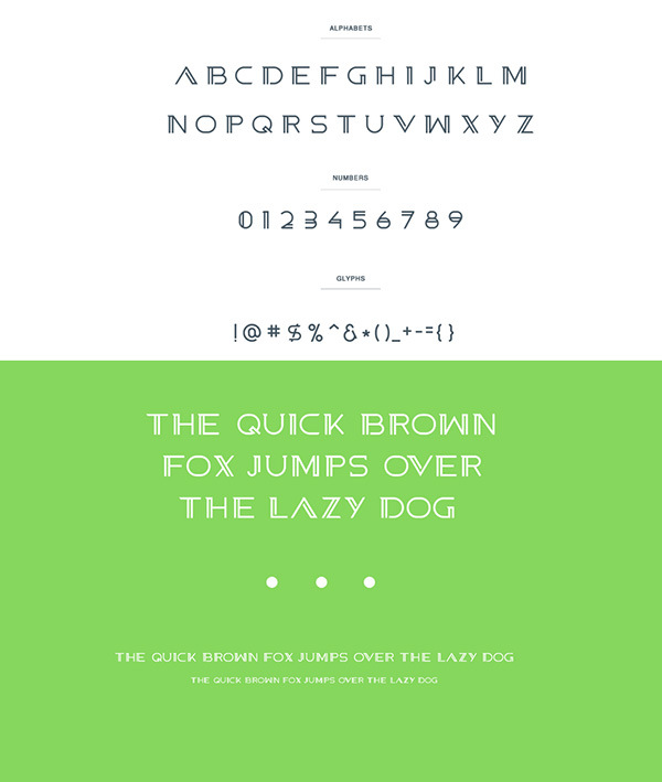 26个新鲜的设计字体下载（2015.07）belga-font-rahul