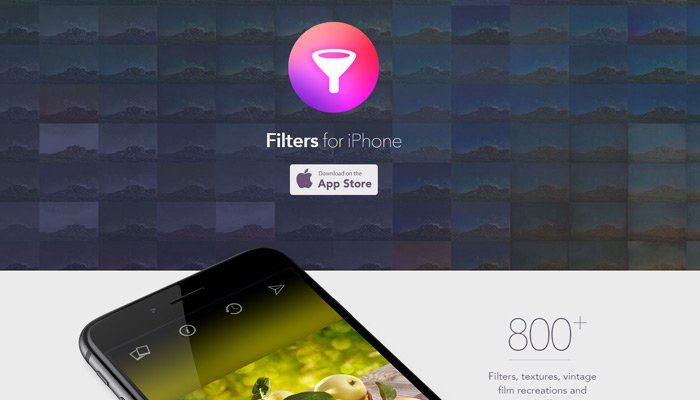 21个优秀的APP下载着陆页下载（2015年8月为止）filters for iphone app