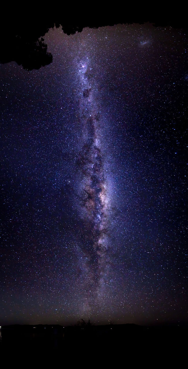 75个这个世界上最迷人的夜晚星空图效果欣赏The Eye Of The Universe (180 Degree Panorama Over Australia)