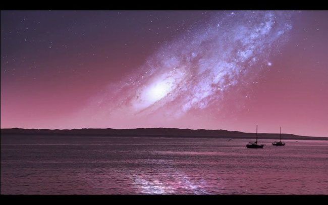 75个这个世界上最迷人的夜晚星空图效果欣赏Andromeda nears Milky Way before colliding.