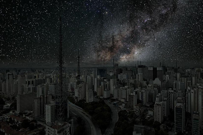75个这个世界上最迷人的夜晚星空图效果欣赏Night Sky in Sao Paulo