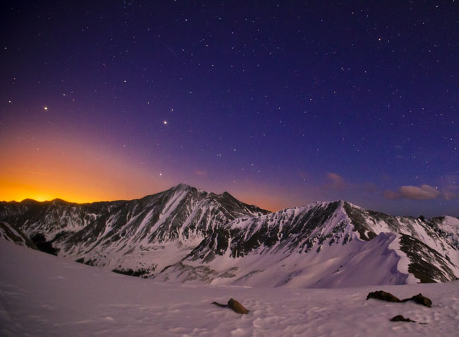 75个这个世界上最迷人的夜晚星空图效果欣赏Night Sky in Colorado