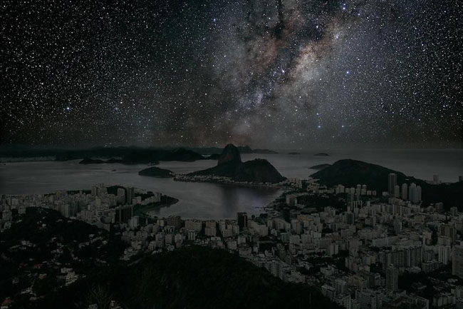 75个这个世界上最迷人的夜晚星空图效果欣赏Night Sky in Rio