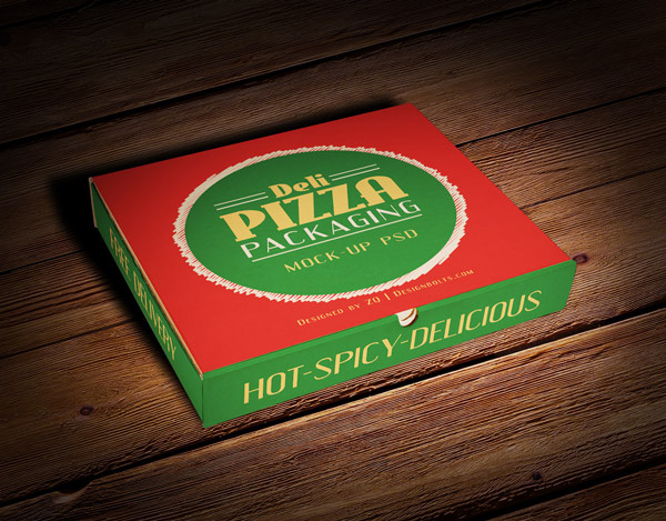 25个产品包装设计效果PSD下载（2015年10月出炉）free-pizza-box-packaging-mock-up-psd-file-2015