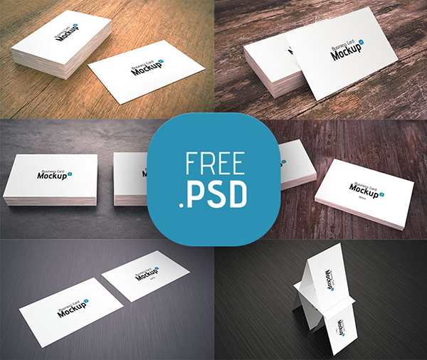 100个极品名牌设计模版展示模型PSD下载Business-Card-Mockup-V1