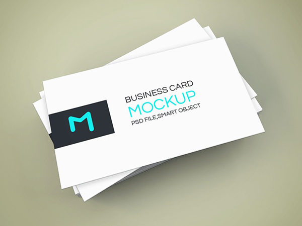 100个极品名牌设计模版展示模型PSD下载Elegant-Business-Card-Mockup